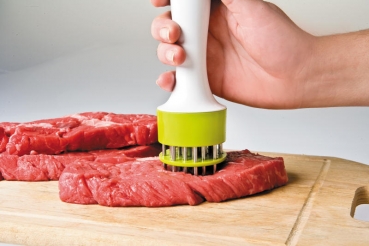 Fleischzartmacher Kitchen Tool for Beef Steak Lamb White